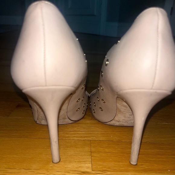 Kate Spade Blush New York Women's Lia Grommet Leather Bow Pumps, size 9 - Picture 8 of 10